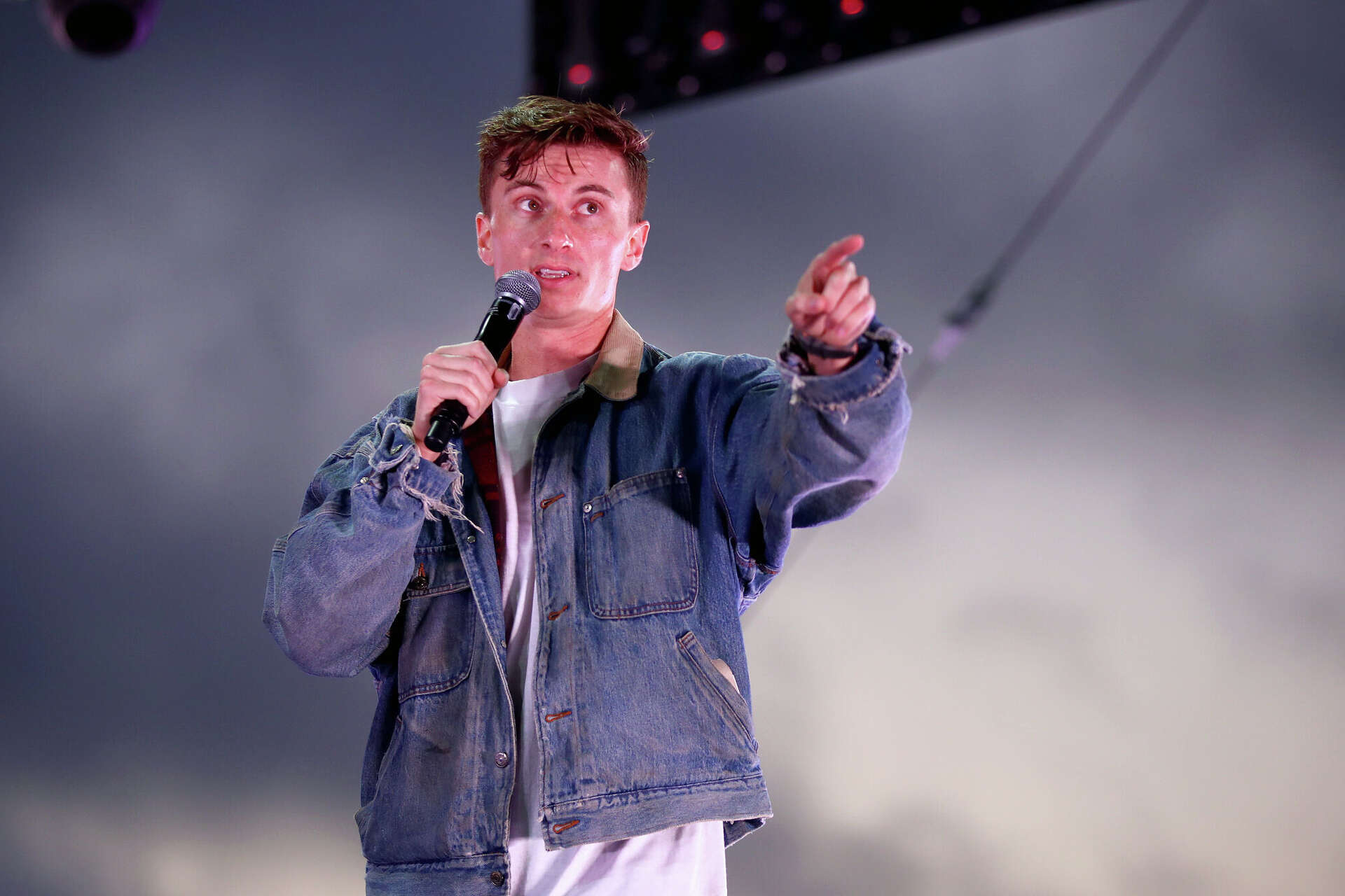 Trevor Wallace performing live on stage